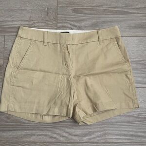NWOT J Crew Tan Chino Shorts